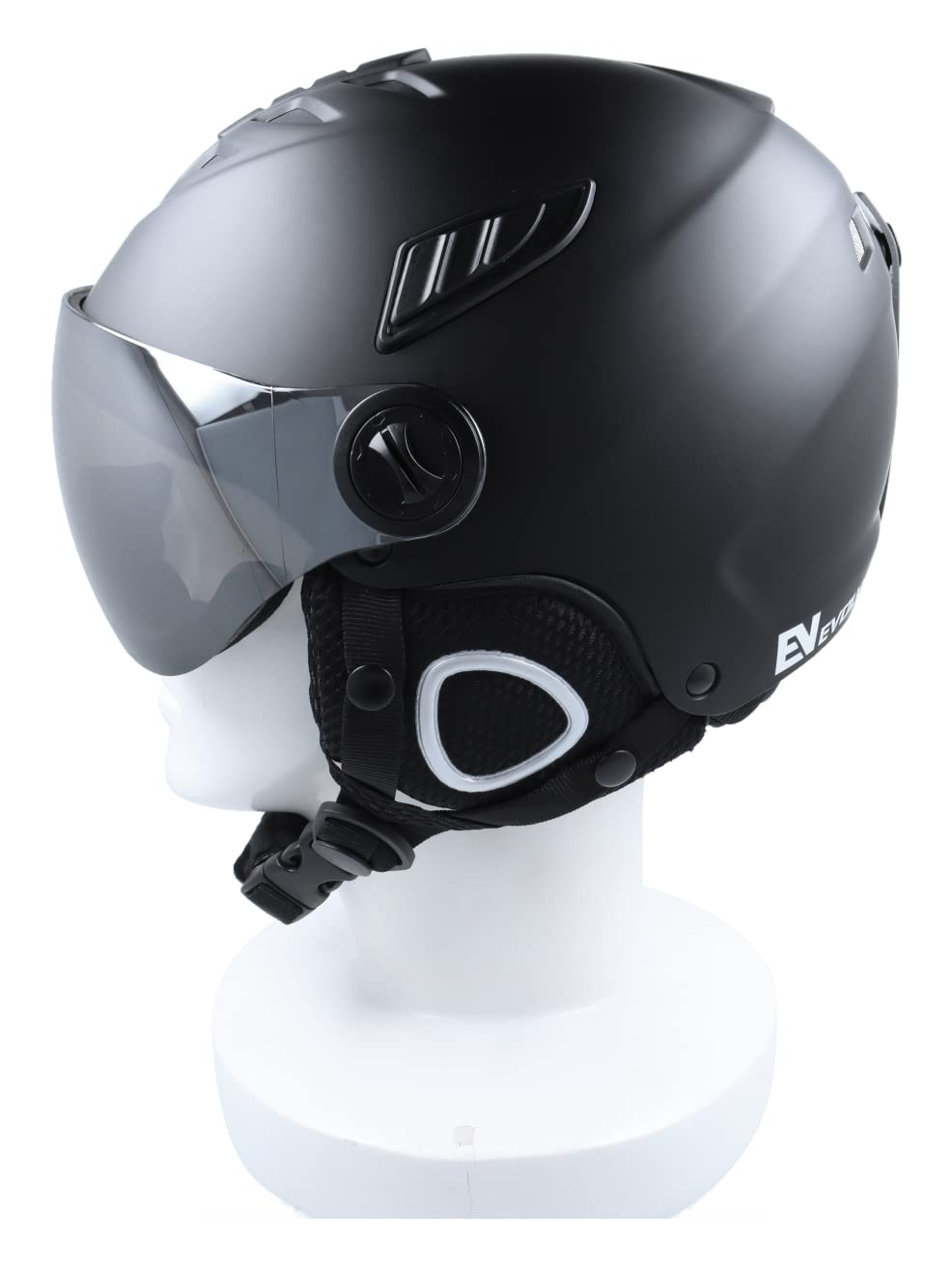 Amazon | バイザー付き ヘルメット スキー スノーボード スノボ