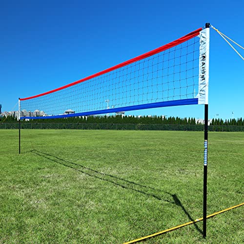 image for Airist Heavy Duty Volleyball Net Outdoor with Steel Anti-Sag System, A