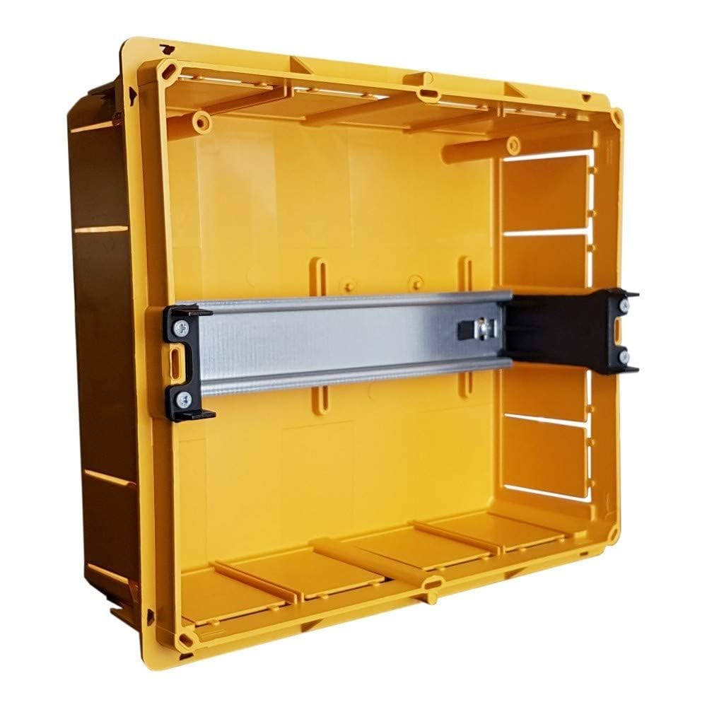 Centralino Da Incasso Con Sportello 6/10 Moduli - Sottodistribuzione IP40 Nero - Foto 3