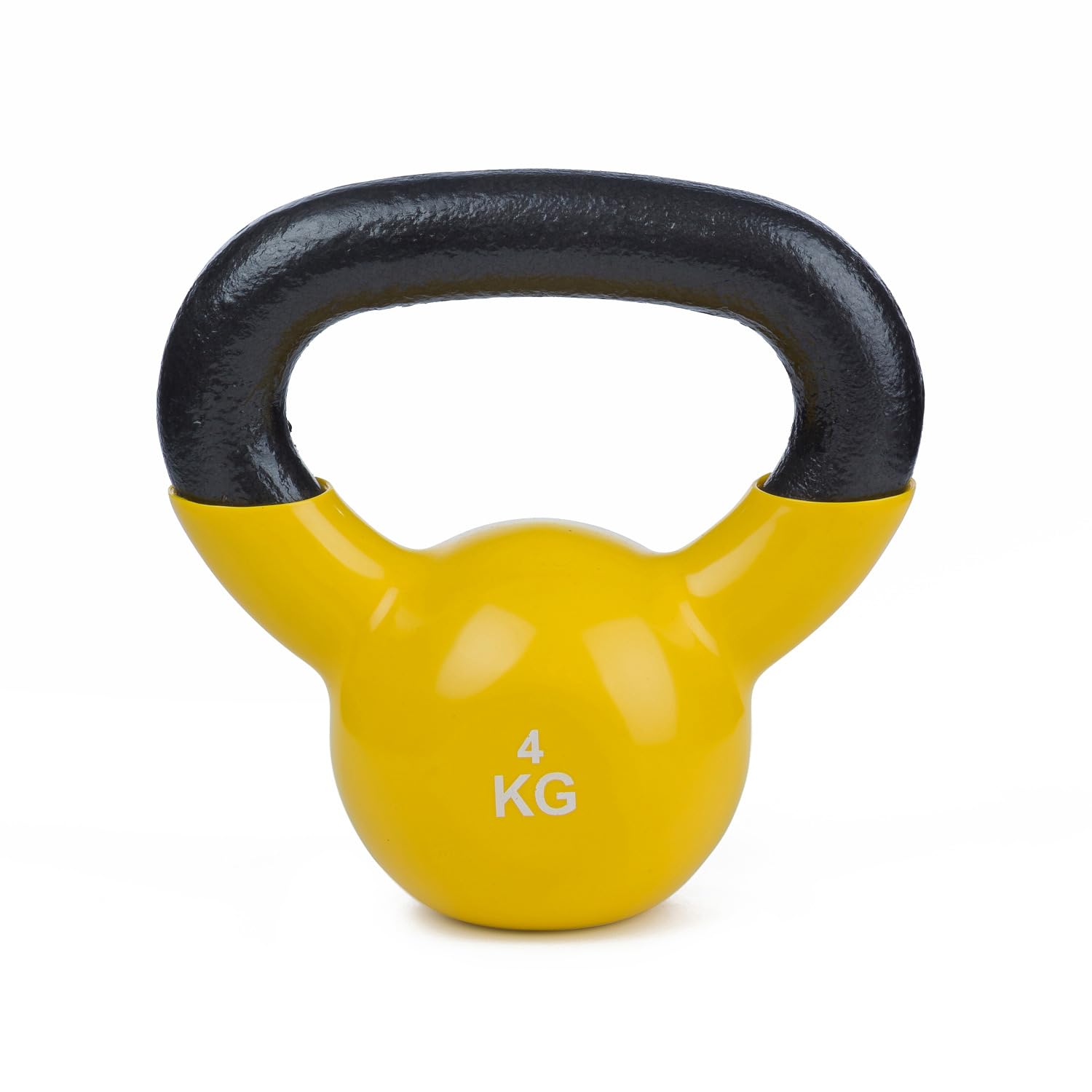Sport-Thieme Kettlebell Vinyl | Kugelhantel, Gewichtskugel aus Gusseisen mit Soft-Vinyloberfläche | In acht Gewichtsvarianten: 4-24 kg | Markenqualität