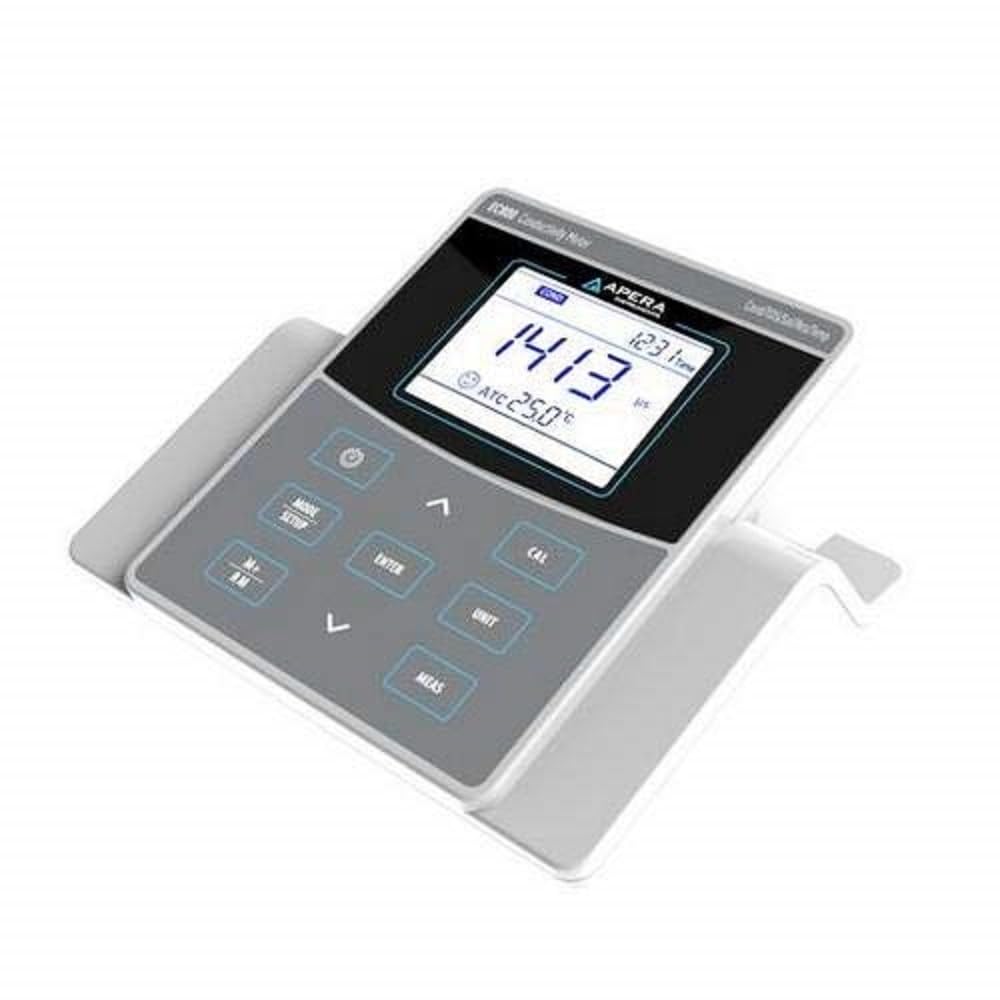 Apera Instruments EC800 Labor-/Tisch-Leitfähigkeitsmessgerät (Leitfähigkeits-Genauigkeit: 1% F.S. 1 digit, autom. Temperaturkompensation 0-50°C) | Leitfähigkeits-Genauigkeit: 1 % F.S. 1 digit, autom. Temperaturkompensation 0-50°C