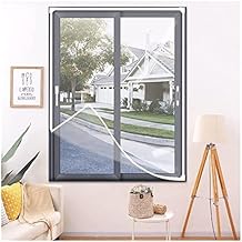 Kit de Aislamiento magnético para Ventanas, película antifrío y Resistente al Viento, Gruesa, cálida, acristalamiento secundario, a Prueba de Polvo, Reutilizable, Color Blanco, 85 x 140 cm