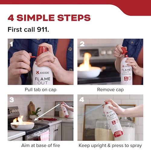 Kidde Flame Out Fire Fighting Spray, KAP-14K, 1 Pack - image 4