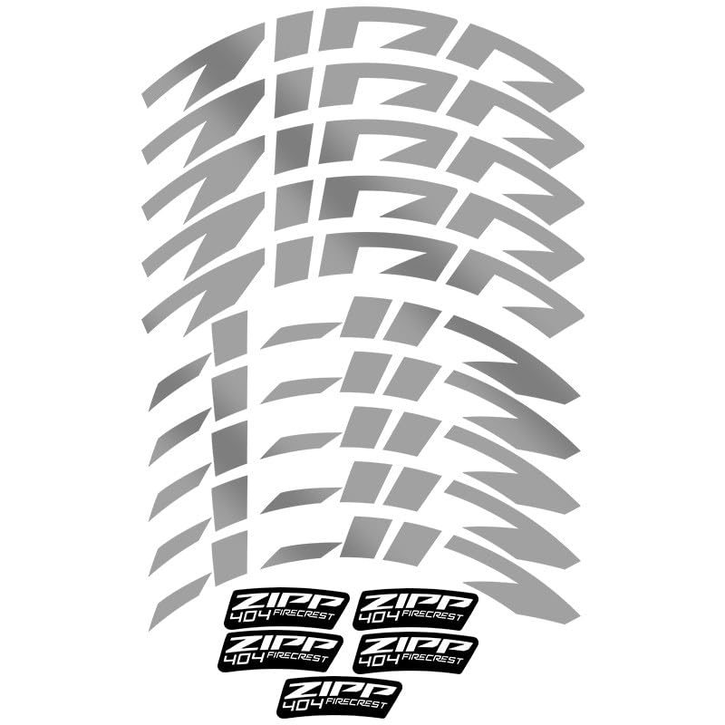 Pegatinas For Rueda De Bicicleta For Llanta Zipp Firecrest 202/303/404/808 For Carbono For Carretera Accesorios For(303 Bright White)