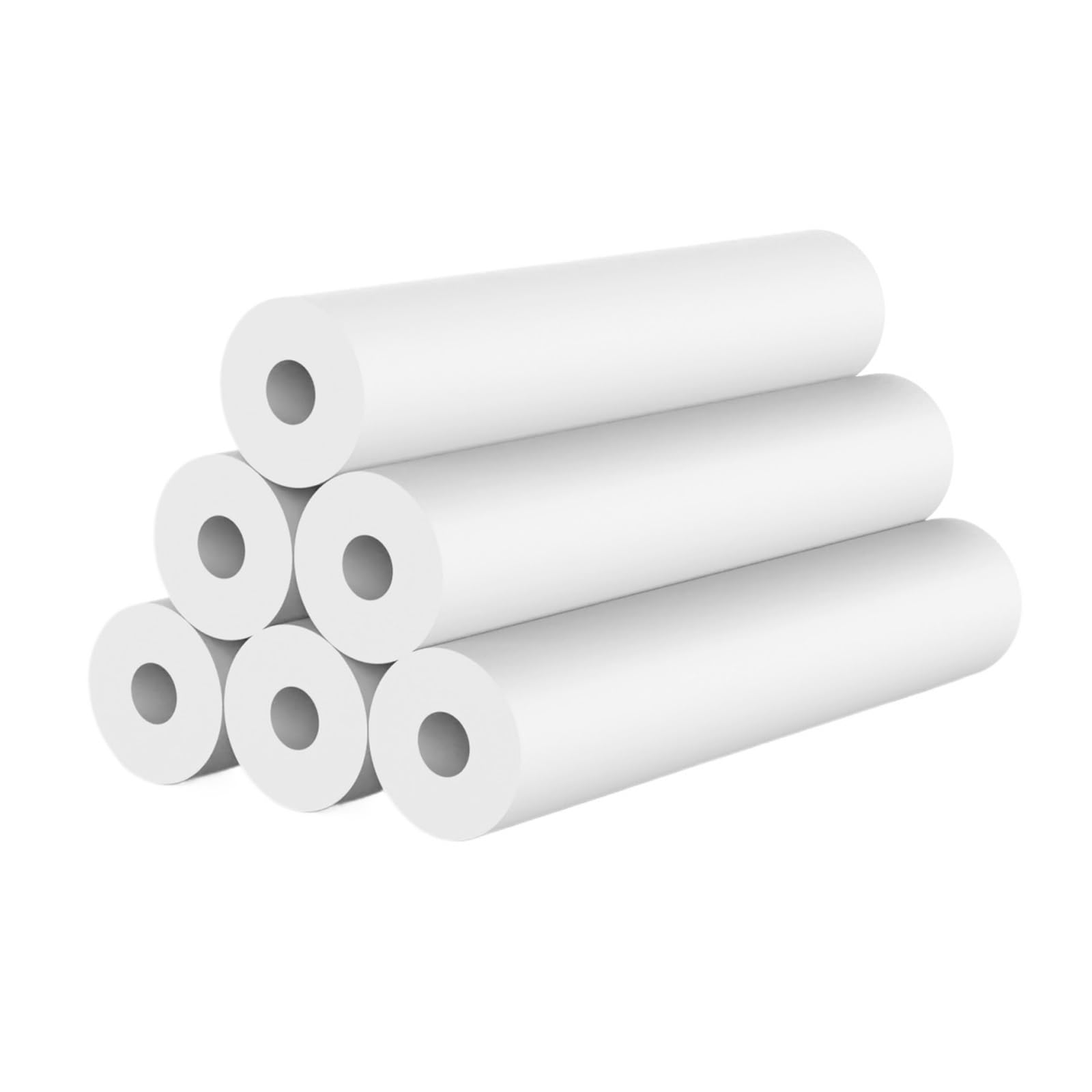 Thermopapierrolle 210 * 30mm M832 M833 M834 M835 | M836, weisses Thermopapier, wischfest, fur tragbares Drucken ohne Papierstau(10 Rolls)