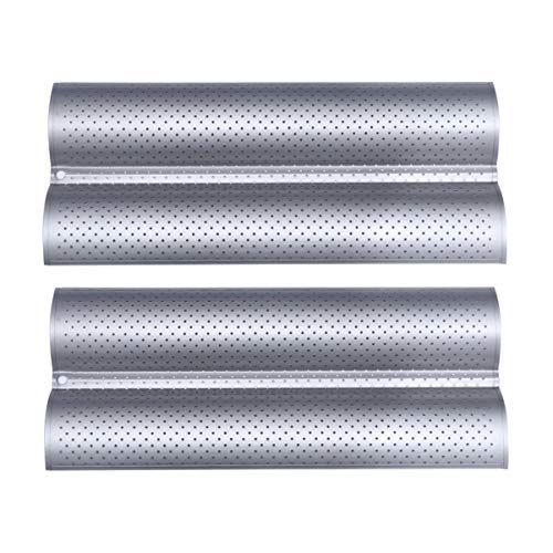 GRIRIW 2 Pack Non-stick Bread Loaf Pans Baking Pan Wire Rack for French Bread