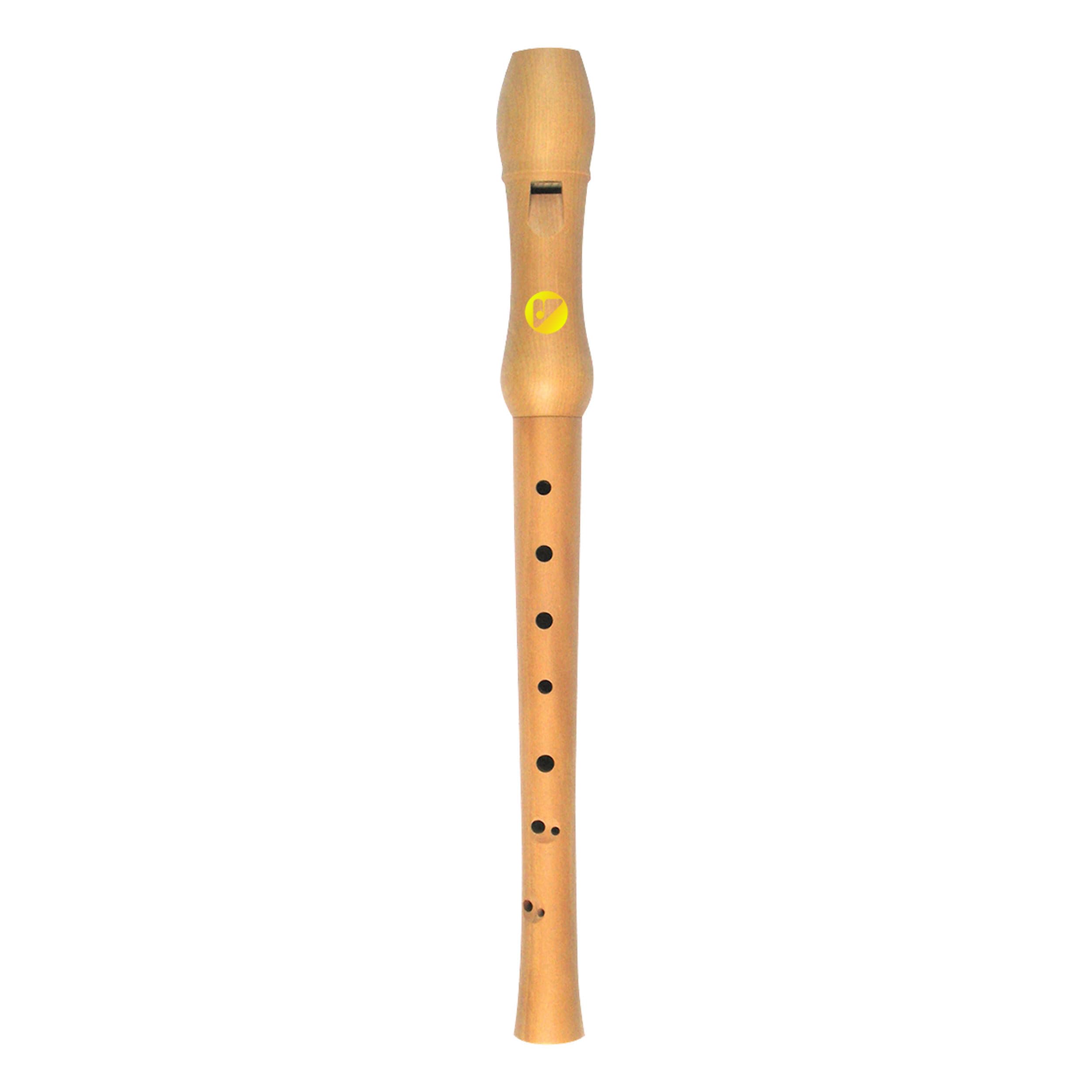 Voggenreiter Blockflöte aus Bergahorn für Kinder ab 6 Jahre inkl. Flute Master (Lernsoftware App) - barocke Griffweise in Farbe natur 1129 natur bergahorn