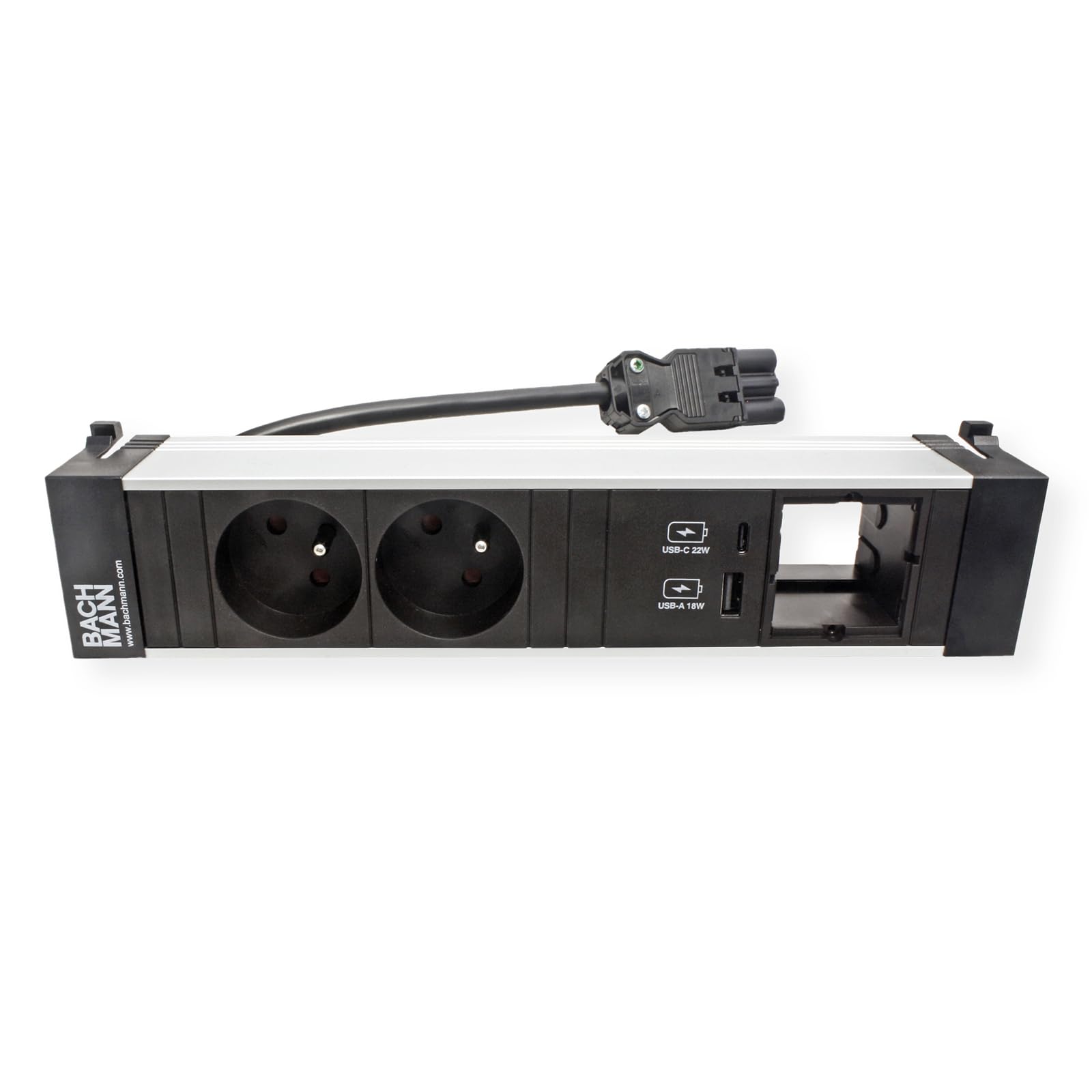 BACHMANN Power Frame M 2xUTE 1xCM 1xUSB A/C 22W 0.2m GST18