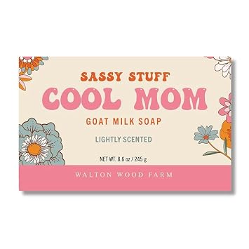 Walton Wood Farm, Sassy Stuff 8.6 oz Soap Bar Cool Mom