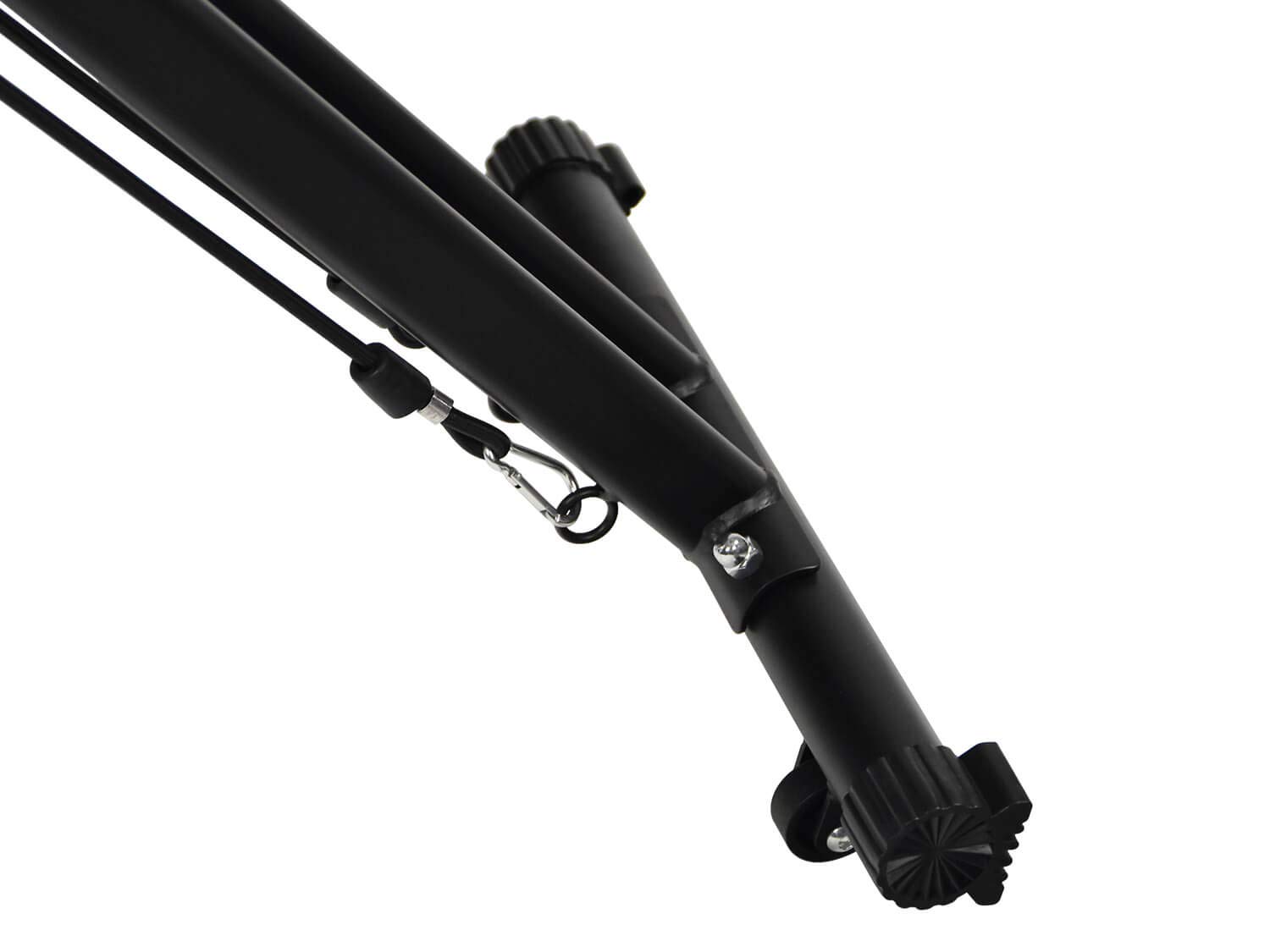 Maxofit MF-30 X-Bike Vélo d'appartement pliable (Ergomètre)pour Entrainement cardio ,avec dossier réglable, 8 niveaux de résistance, 2 bandes élastiques et écran LCD