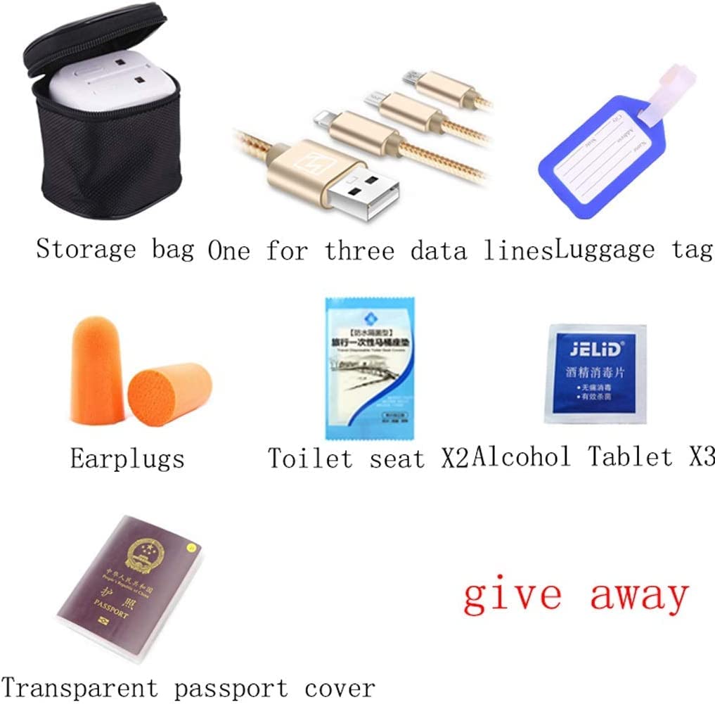 Adattatore da Viaggio Internazionale con Adattatore USB Universale da Viaggio Traveling Essentials Verso Stati Uniti, Regno Unito, Spagna, Australia
