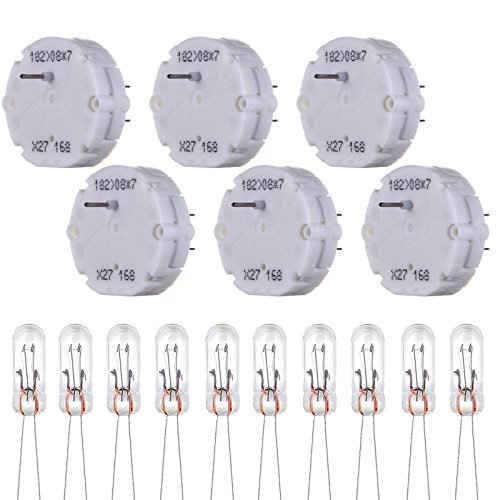 Eccpp Stepper Motor Repair Kit - X27 168 For All 03-06 Chevy Silverados, Tahoes, Yukons, Suburbans (6 Motor Kit + 10Pcs Bulbs) #TOP1