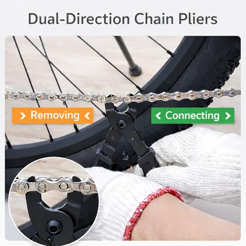 Bike Chain Tool with Dual Pliers