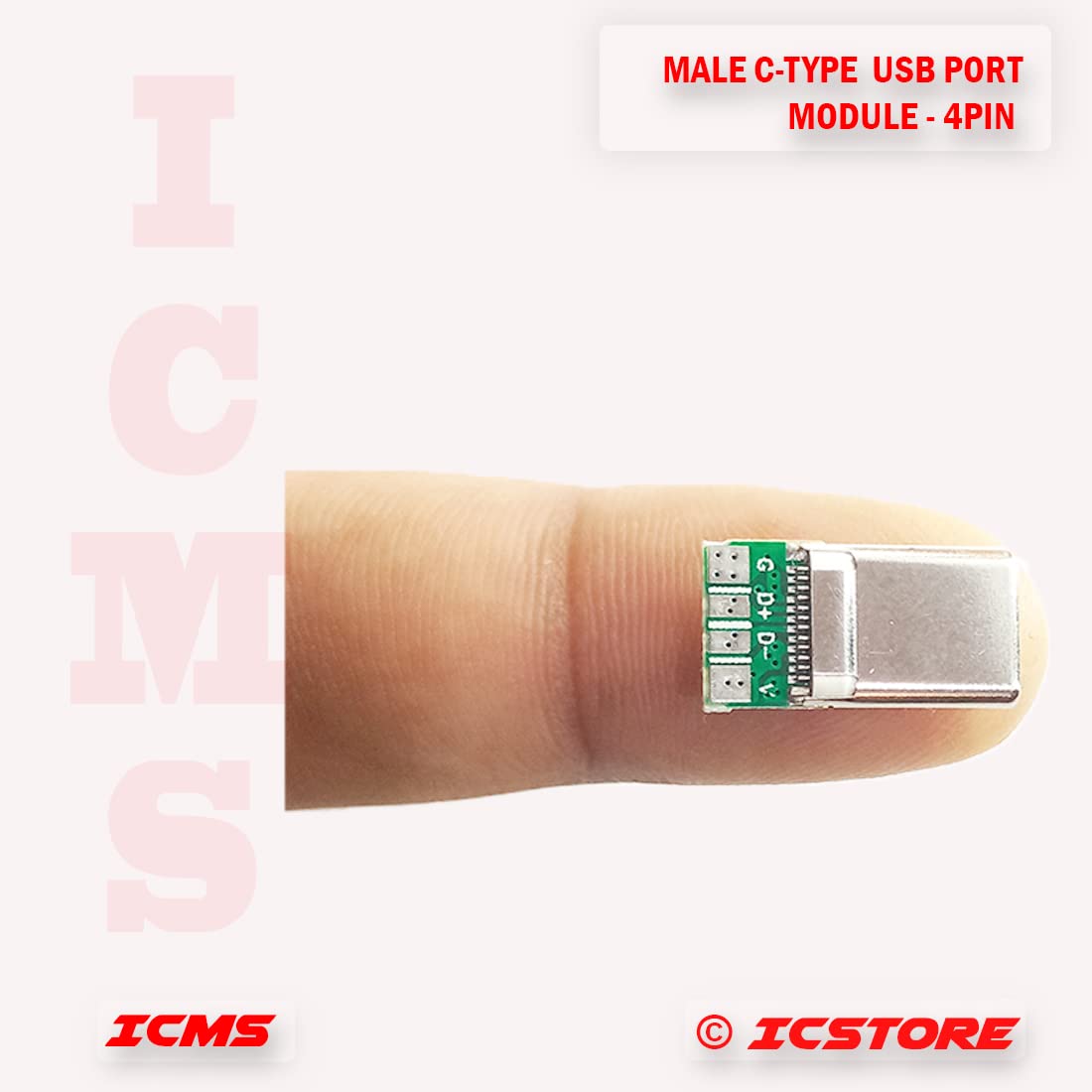 USB Port Cards - 5 Pack C Type Male -6