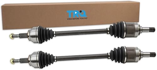 Miniatura 162 de TRQ Juego de 2 piezas de ensamblaje de eje CV delantero del lado del conductor y del pasajero, compatible con transmisión automática Mazda 3 i