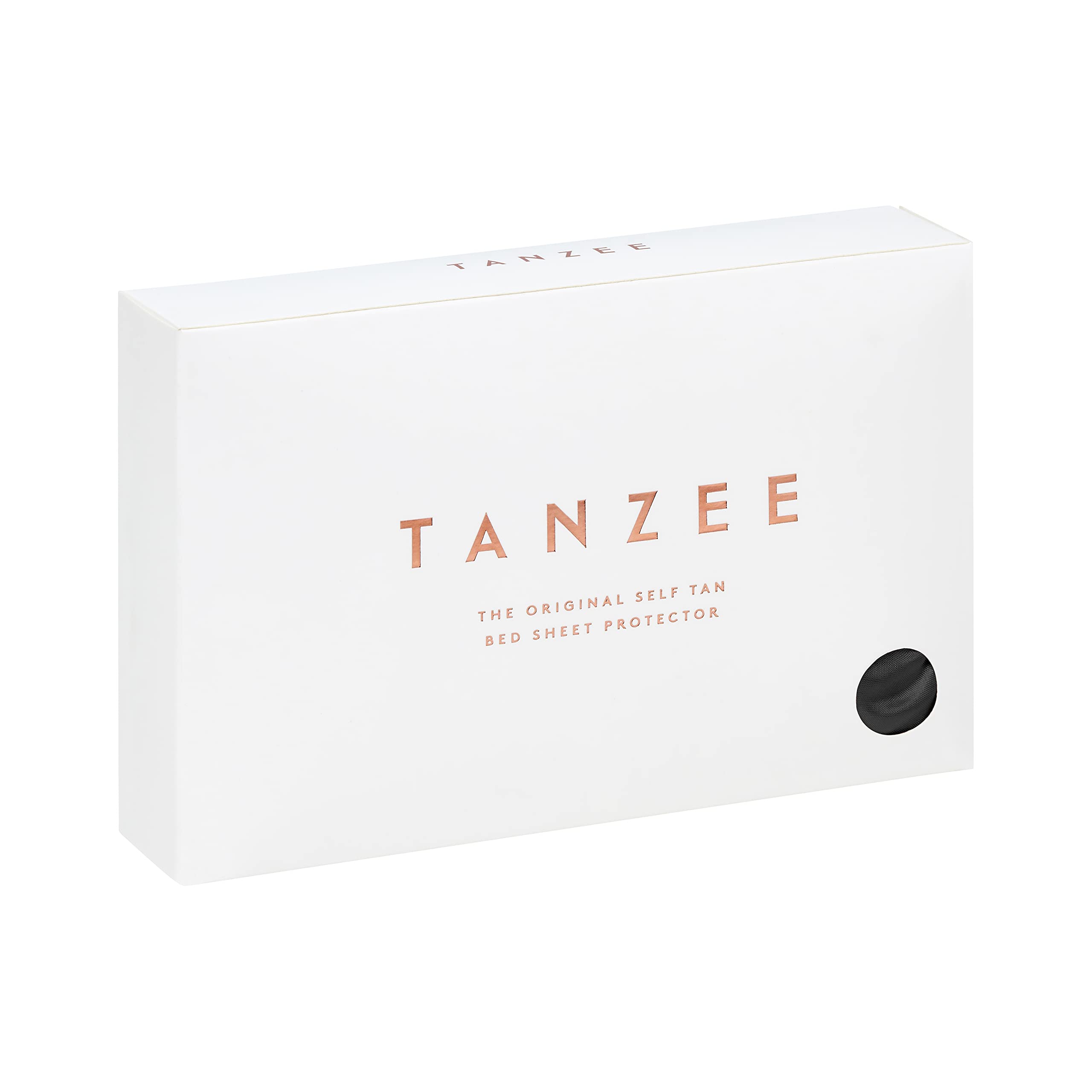 Tanzee Black Tanning Sheet Protector - Help Prevent Fake Self Tan Transfer Onto Your Sheets - Medium Size