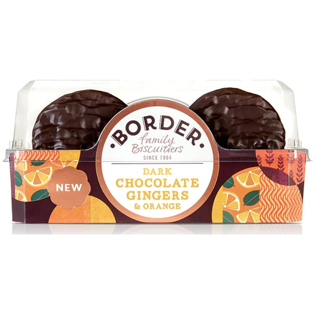 Border Dark Chocolate Ginger & Orange Biscuits, 150g