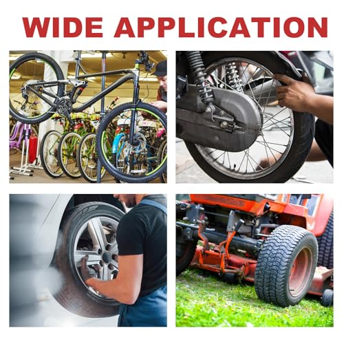 31 Stück Reifenmontage-Set, Hochwertiger Reifenheber mit Felgenschutz & Rutschfesten Griffen, Ventile, Ventilkernschlüssel & Tragtasche inklusive, für Motorrad, Fahrrad, Scooter, Kleintransporter