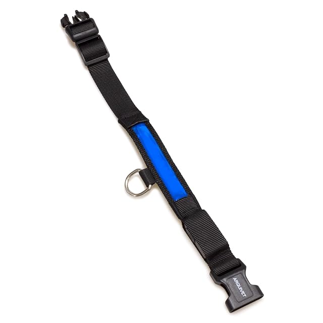 Foto 3 de 5 de Arquivet - Collar Luminoso para Perro LED Azul - Talla L 48-60cm/2,5cm