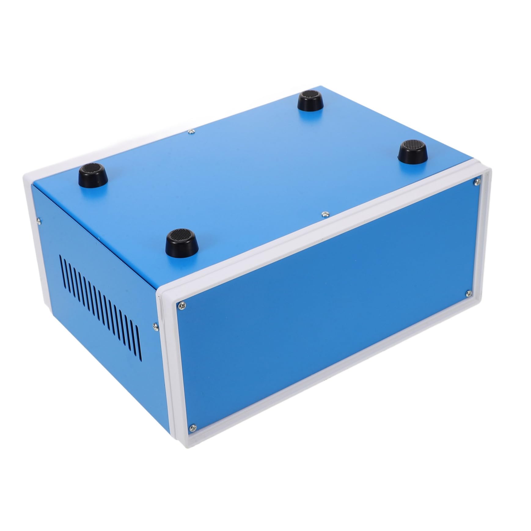 LIFKOME Scatola in Metallo Blu per Elettricista Protezione Live e Fissaggio a Vite, Adatta a Stazioni della Metropolitana e Aeroporti, Robusta e Versatile