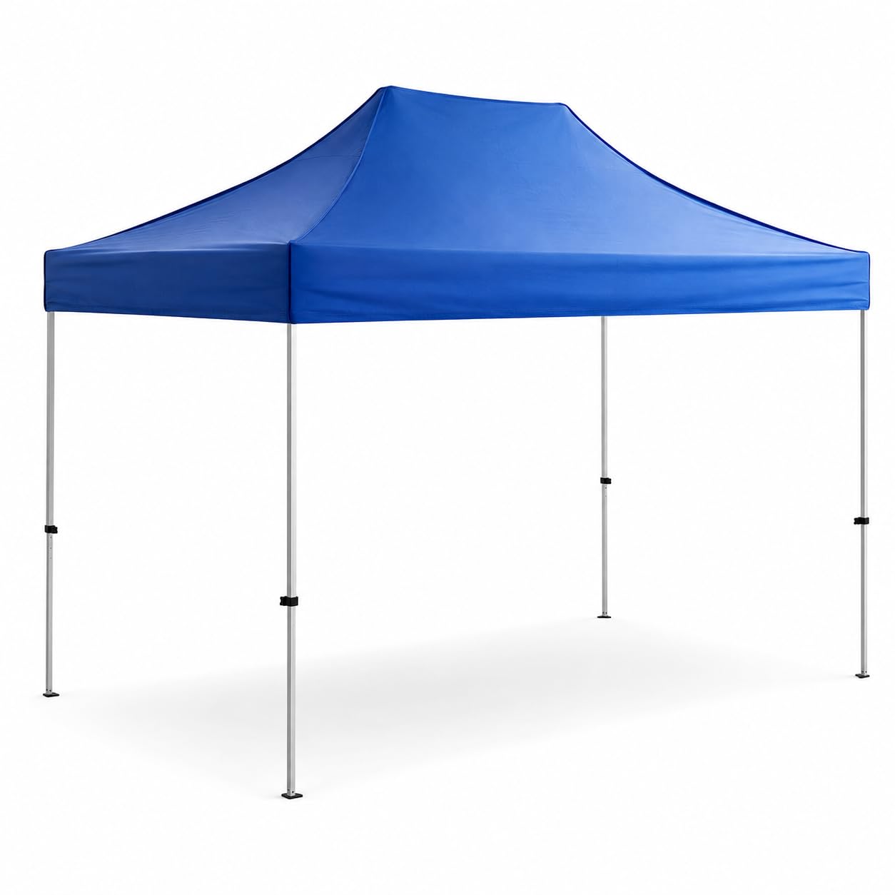 10 x 15 ft Steel Pop Up Canopy Tent by Glownary – 10 Feet X 15 Feet, Vinyl, Blue, Model Courtyard-10x15-blue