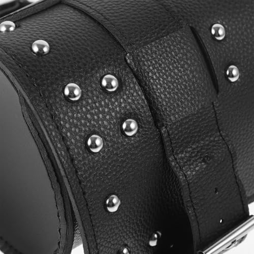 Bolsa de PU Negra para Motocicleta con Diseño Práctico 6