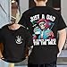 Just A Dad Who Always Came Back with The Milk Shirt - Dad Shirts - Fatherhood Shirt - Daddy Tee Shirts - Father's Day T-Shirt - Gifts for Father's Day (Black, M)