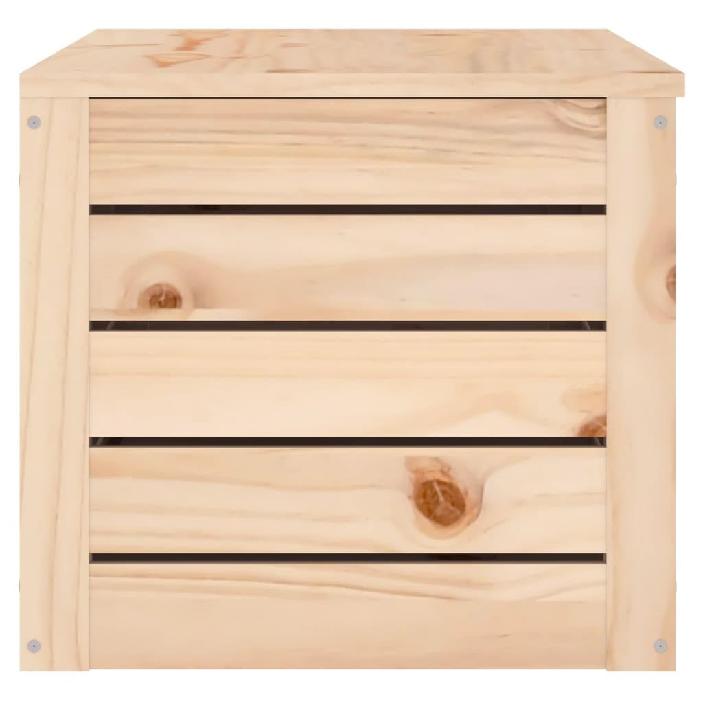 vidaXL Boîte de Rangement Banc de Rangement Coffre de Rangement Boîte à Outils Organisateur Maison 89x36,5x33 cm Bois Massif de Pin