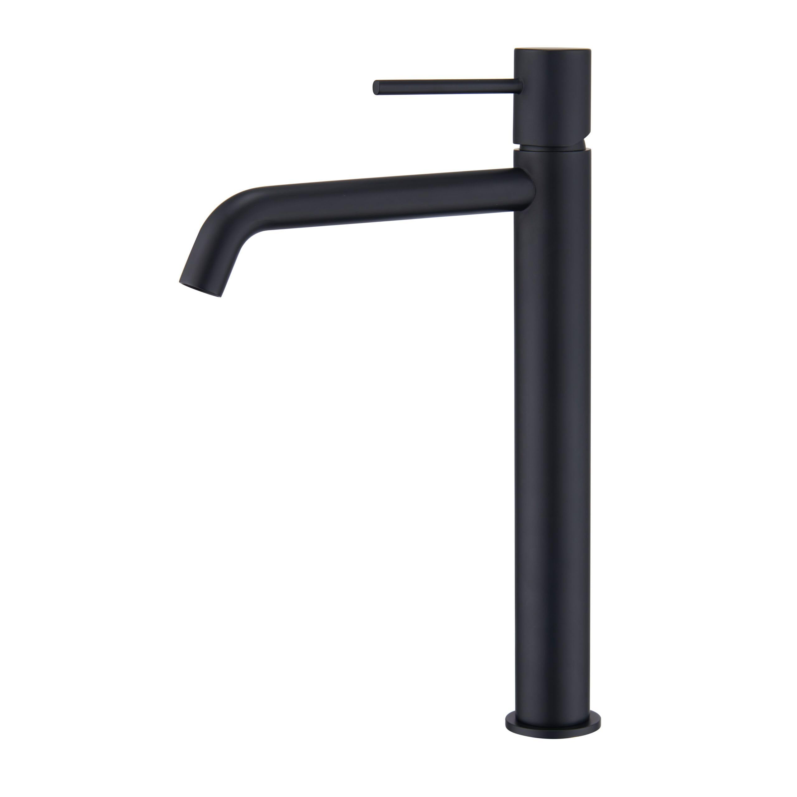 IMEX BDM039-3NG MONZA Grifo Monomando Lavabo Alto Negro Mate