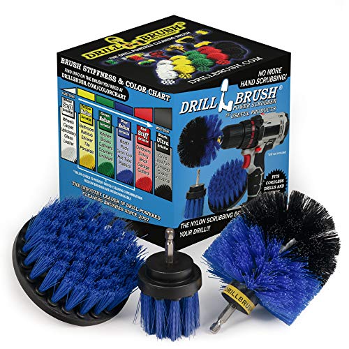 Drill Brush – Drill Brush Attachment – Drill Brush Power Scrubber – Drill Brush Set – Drill Brush Attachment for Cleaning – Drill Brush Kit – Cleaning Drill Brush – Carpet Drill Brush