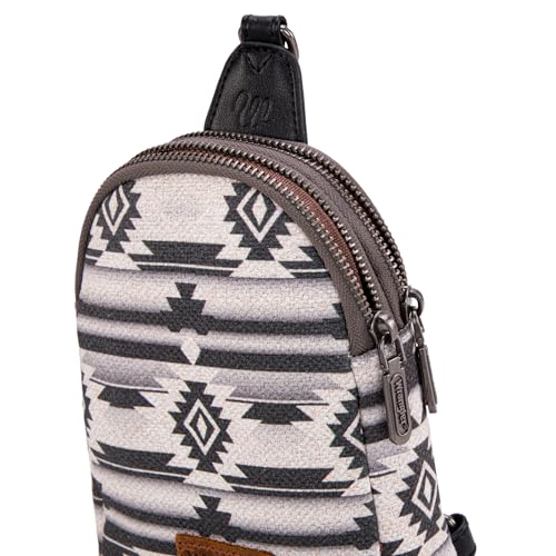 Image of Wrangler Small Sling Bag for Women, Leather Crossbody Bags Cross Body Purse Fanny Packs with Adjustable Strap for Gift