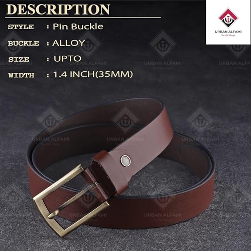Image of Urban alfami Genuine Leather Belt for Men | JS | Size 28-46
