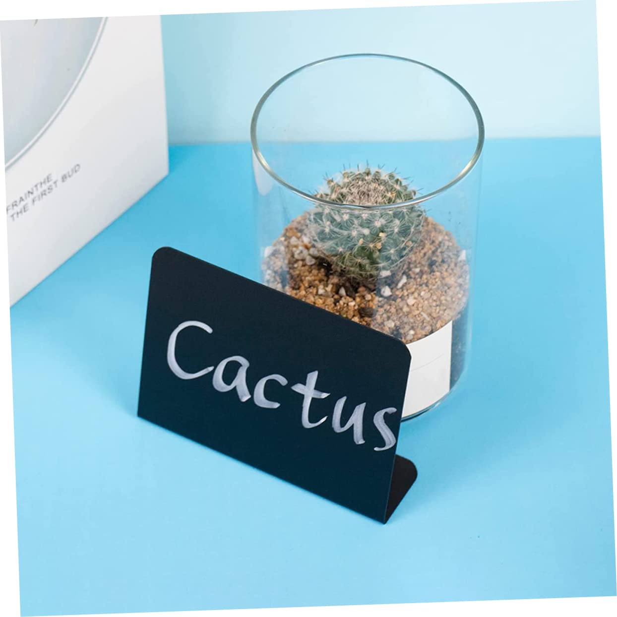 Lurrose 3sets Mini Lavagne Cancellabili Etichette Per Alimenti Segnaposto Per Matrimonio e Lavagne Per Messaggi e Decorazioni Per Eventi Riutilizzabili e Facili