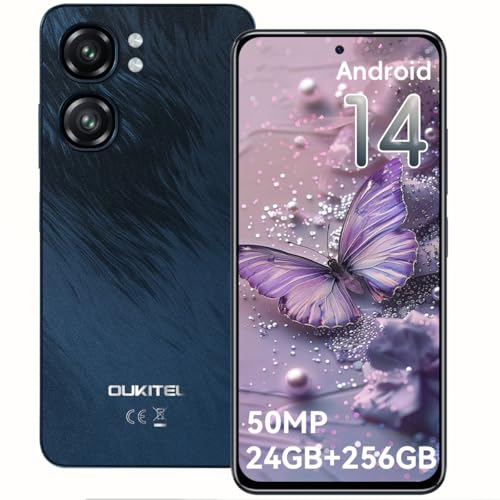 Amazon | OUKITEL C58 Pro スマートフォン 本体 SIMフリー 24GB RAM+