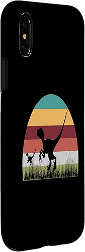 Miniatura 3 de iPhone XXS Dinosaur TRex Raptors Funny Dino dinosaurs retro Case