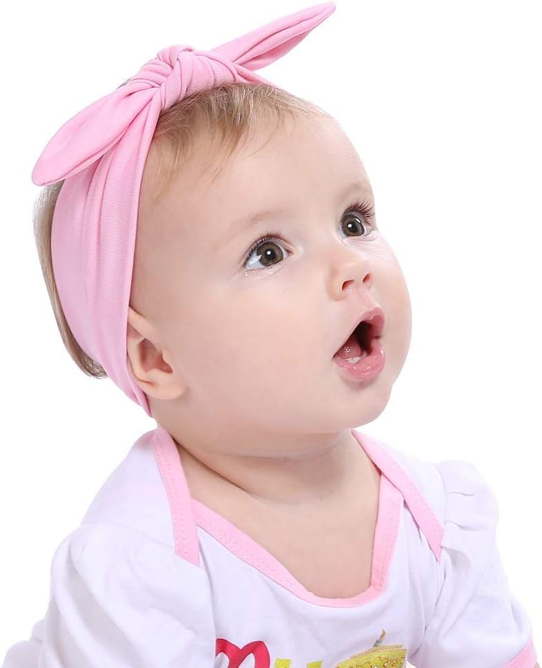 Baby Girl's Cute Toddler Bow Headbands Bowknot Rabbit Hairband Headwear for Daily Life Travel Photography (Royal Blue)4