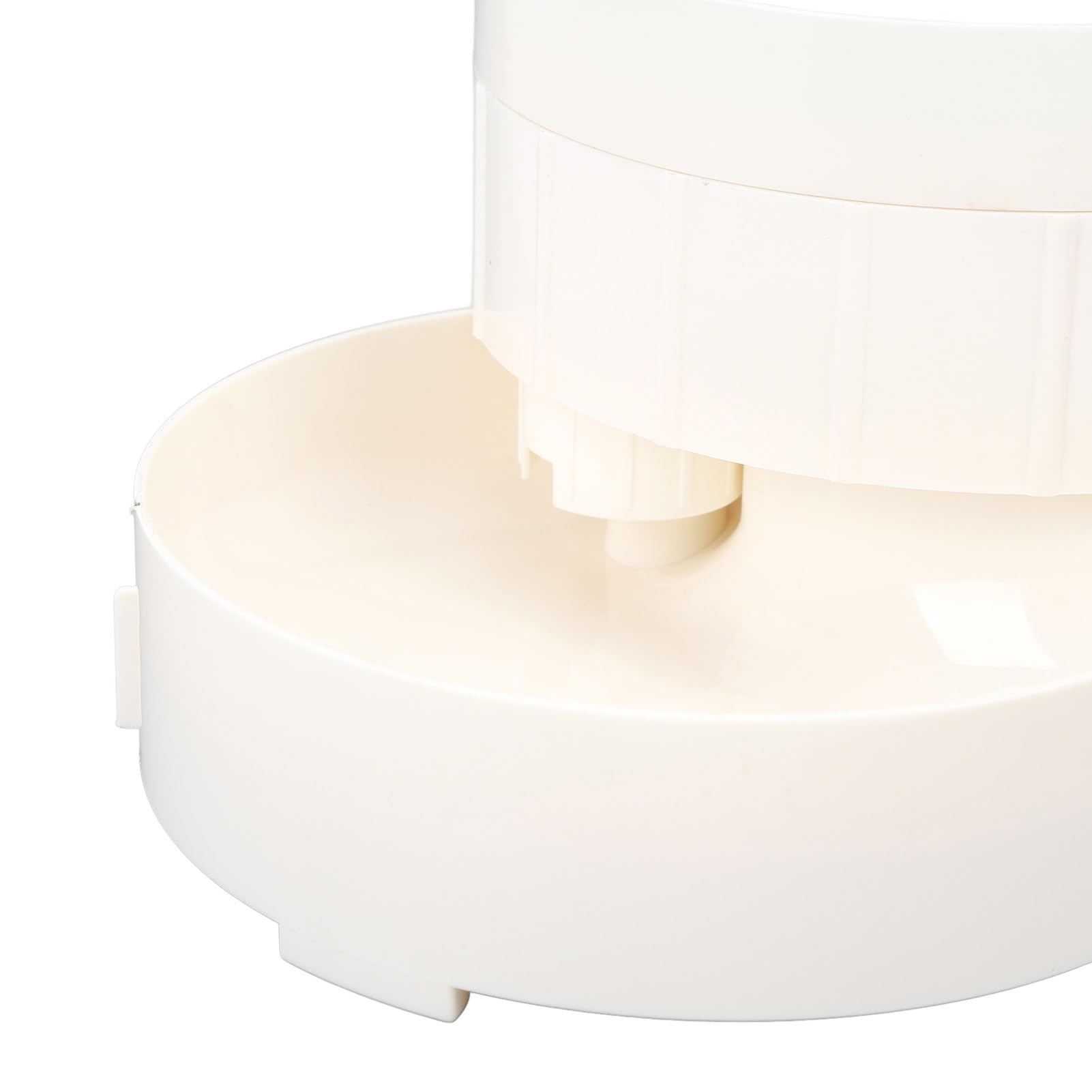 Mangiatoia per Animali Domestici, Design Retrattile Rotante Cibo da 1,3 Libbre Capacità Acqua 1,3 Litri Mangiatoia Automatica per Animali Domestici, Dispenser di Cibo per Gatti con Base (GREY)