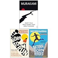 What I Talk About When I Talk About Running, Born To Run, Natural Born Heroes 3 Books Collection Set