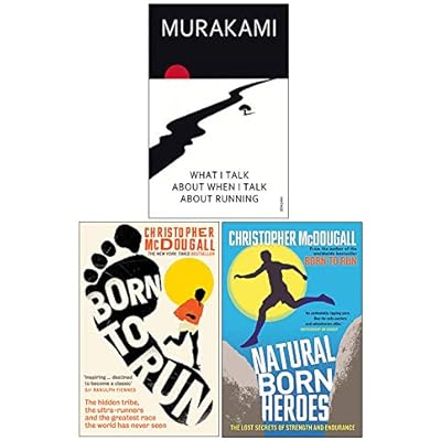 What I Talk About When I Talk About Running, Born To Run, Natural Born Heroes 3 Books Collection Set