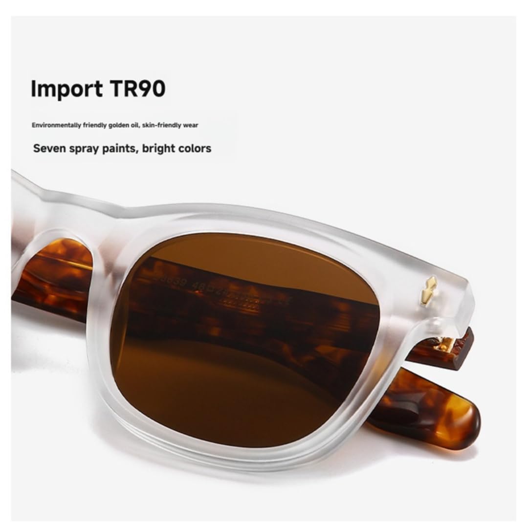 Elegante bequeme polarisierte Vintage-Sonnenbrille mit UV400-Schutz modische Gläser für Damen und Herren