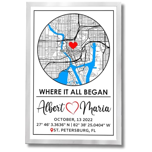 Custom Map Art (Office Location)