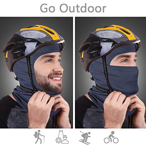 Achiou Ski Mask for Men Women, Balaclava Face Mask, Shiesty Mask UV Protector Lightweight for Motorcycle Snowboard - 4