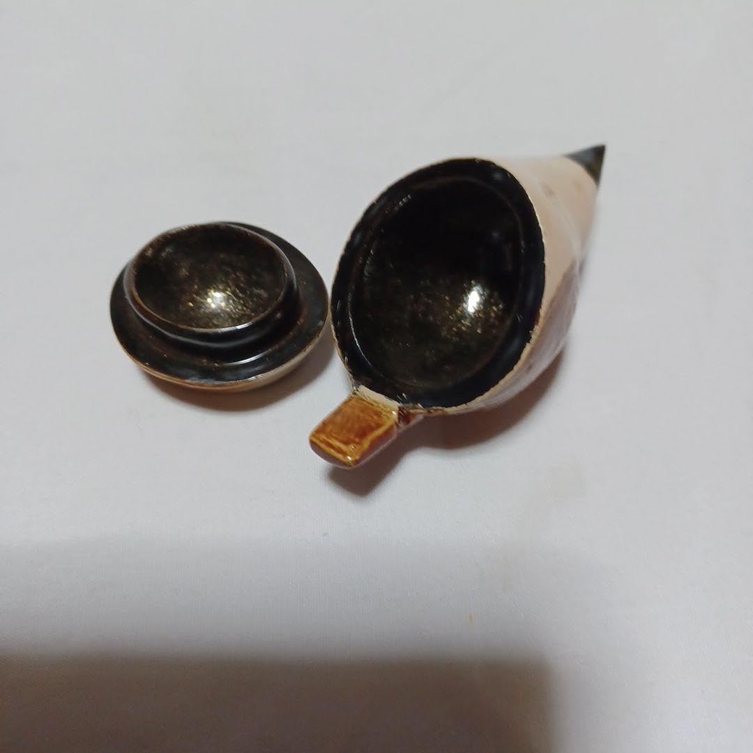 すずめ香合(輪島塗)