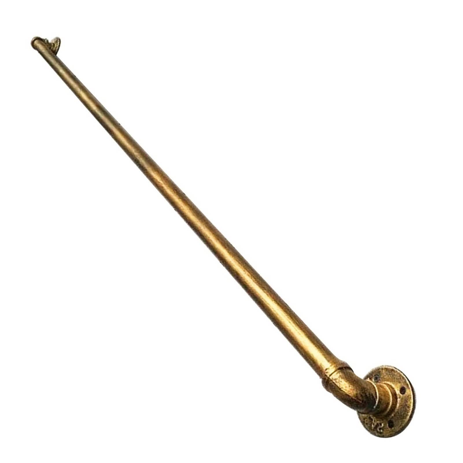 Barre d'appui murale en laiton – Barre de support antidérapante pour intérieur/extérieur, parfaite pour les couloirs, les lofts et les marches, disponible en tailles 1 m, 2 m, 4 m, 5 m, 6 m et 6 m