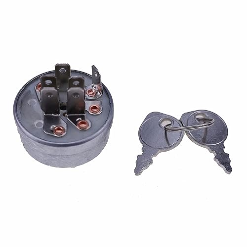 Miniatura 4 de DVPARTS Interruptor de encendido de arranque 109-4736 103-0206 88-9830 104-2541 430-334 compatible con cortacésped Exmark Toro