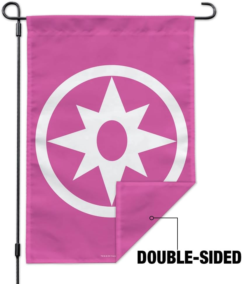 Green Lantern Blackest Night Star Sapphire Logo Garden Yard Flag