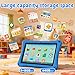 Kids Tablet, 10.1 inch Android Tablet, 12GB+64GB, 1TB Expandable, 5G WiFi 6, BT 5.0, Quad-Core, 6000mAh, Dual Camera, AWAWA Parental Control Mode, Blue Light Eye Protection Screen with Case.