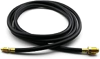 Vista 1 de WeldingCity Manguera de cable de alimentación 46V30R (caucho 1-pcs estilo) 25 pies para soplete de soldadura TIG refrigerado por aire de 200