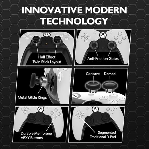 Hyperkin The Competitor 有線コントローラー ホワイト M01638-WH の商品画像 2