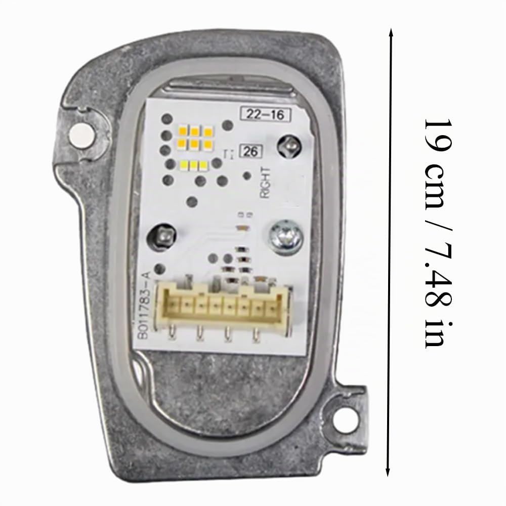 Riloer Modulo driver fari Modulo luci diurne a LED per fari compatibile con Audi A3 S3 2017-2020 8V0998474A MD-LD-28 destro